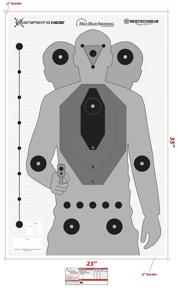 SNIPERS Cover Concentrate 10 PACK image relating to Printable Sniper Targets named SNIPERS Conceal Aim 10 PACK